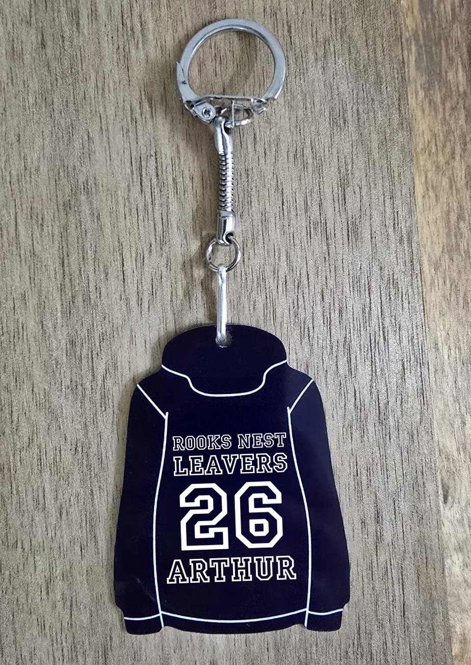 Rooks Nest Leavers Key ring