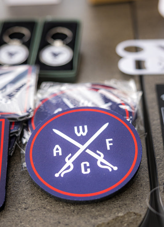 Wakefield AFC Round Neoprene Coasters