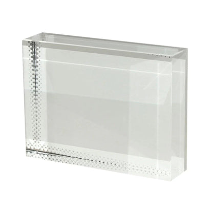 Square Edge - Crystal Block Award - Small