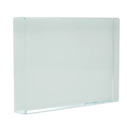 Square Edge - Crystal Block Award - Extra Large